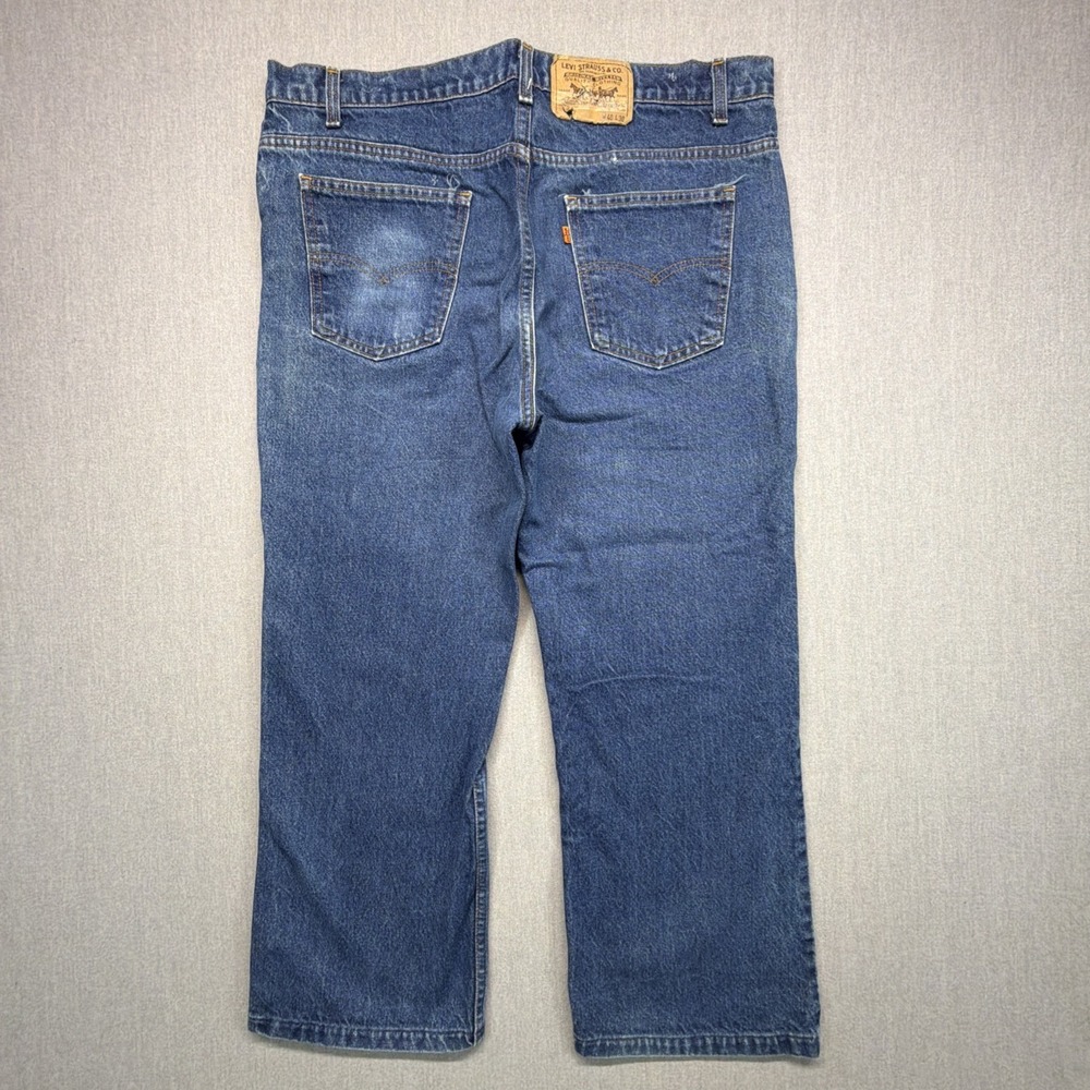 Vintage Levi 517‎ Orange Tab Bootcut Jeans Men's 40x30 (Fits 38x25) Made In USA